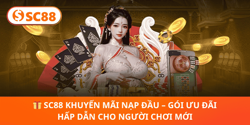 🎁 SC88 Khuyến Mãi Nạp Đầu – Gói Ưu Đãi Hấp Dẫn Cho Người Chơi Mới